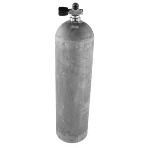 MES 80cft Alu, 207 bar, Monoventil links