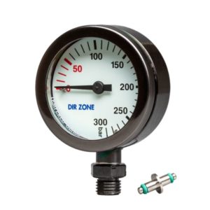 FINIMETER 52MM 240BAR SCHWARZ VERCHROMT DIR ZONE Finimeter 52mm 240bar schwarz verchromt